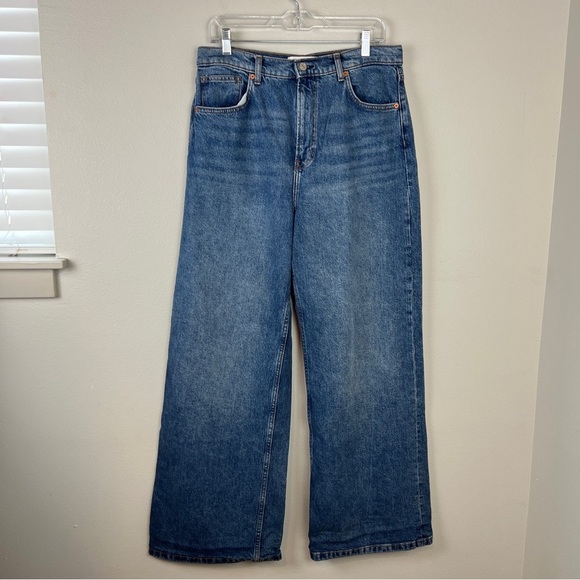 Reformation Jeans Cary High Rise Slouchy Wide Leg Jeans - Picture 2 of 6